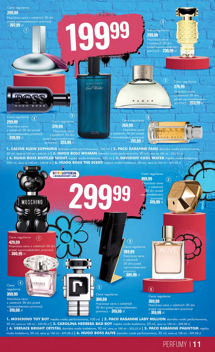 Gazetka promocyjna Super Pharm - Gazetka - ważna 30.08 do 11.09.2024 - strona 11 - produkty: Davidoff, Fa, Hugo Boss, Moschino, Perfum