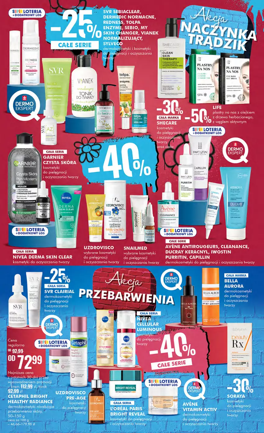 Gazetka promocyjna Super Pharm - Gazetka - ważna 30.08 do 11.09.2024 - strona 5 - produkty: Bell, Bella, Nivea, Pajac, Pur, Sati, Ser, SVR