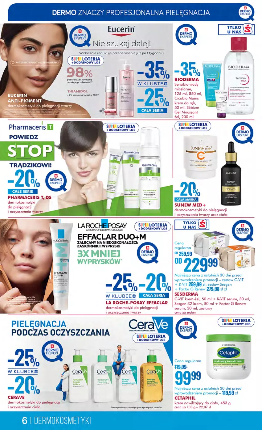 Gazetka promocyjna Super Pharm - Gazetka - ważna 30.08 do 11.09.2024 - strona 6 - produkty: Acer, Bioderma, Fa, Pharmaceris, Ser