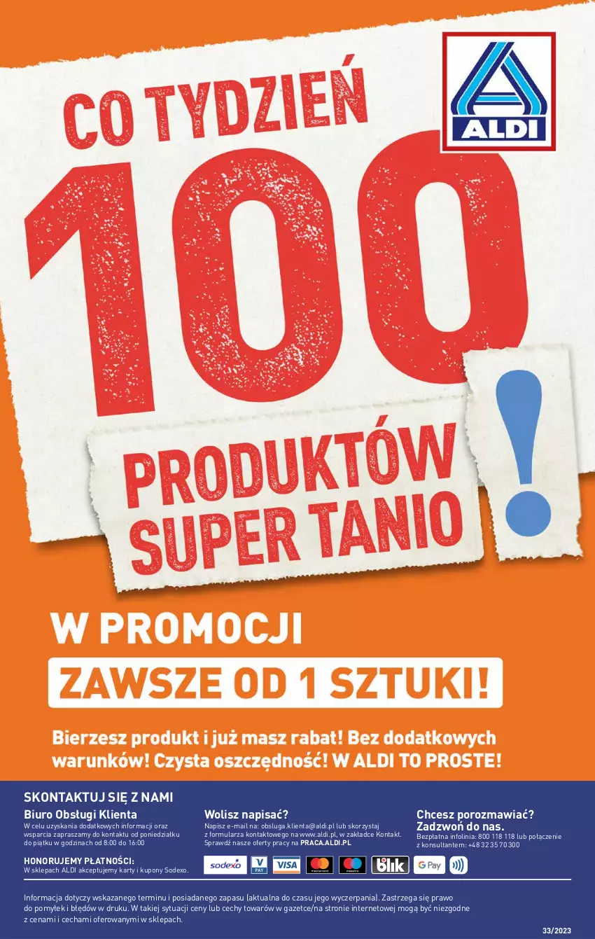 Gazetka promocyjna Aldi - Artykuły przemysłowe i tekstylia - ważna 16.08 do 19.08.2023 - strona 13 - produkty: Biuro, O nas, Por