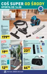 Gazetka promocyjna Aldi - Artykuły przemysłowe i tekstylia - Gazetka - ważna od 19.08 do 19.08.2023 - strona 8 - produkty: Teleskop, Odkurzacz, Por, Mop, Rura, Szczotka, Pojemnik, Torba, Sport, Putzmeister