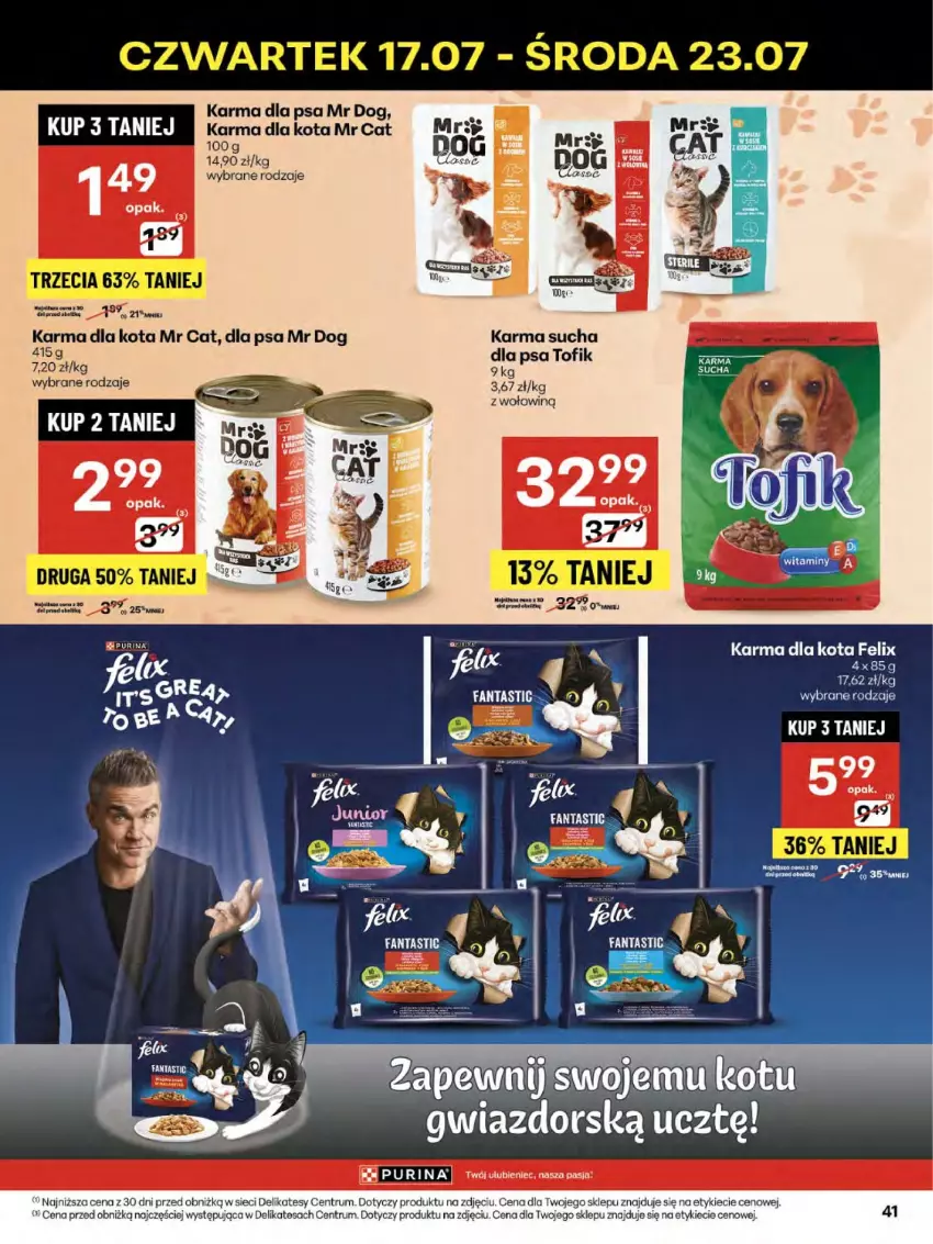 Gazetka promocyjna Delikatesy Centrum - Franczyza DC29 Czwartek - ważna 17.07 do 23.07.2025 - strona 41 - produkty: Fa, Fanta, Felix, Rum