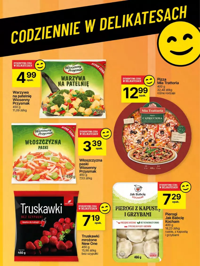 Gazetka promocyjna Delikatesy Centrum - Franczyza DC29 Czwartek - ważna 17.07 do 23.07.2025 - strona 49 - produkty: Kapustą, Koc, Pierogi, Truskawki, Warzywa