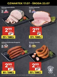Gazetka promocyjna Delikatesy Centrum - Franczyza DC29 Czwartek - Gazetka - ważna od 23.07 do 23.07.2025 - strona 21 - produkty: Szynka, Kiełbasa, Bianka