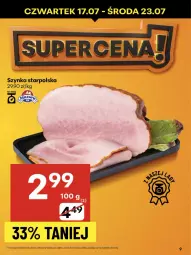 Gazetka promocyjna Delikatesy Centrum - Franczyza DC29 Czwartek - Gazetka - ważna od 23.07 do 23.07.2025 - strona 9 - produkty: Szynka