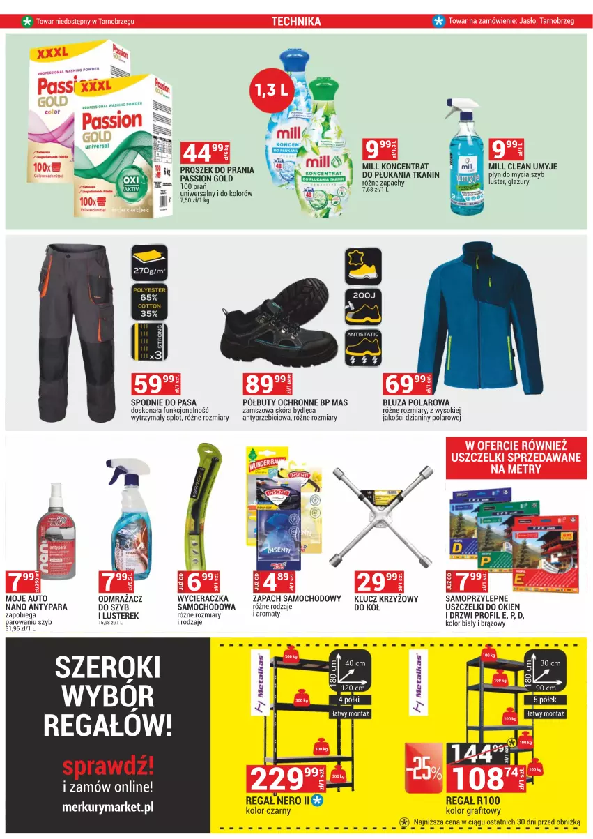 Gazetka promocyjna Merkury Market - ważna 01.10 do 31.10.2023 - strona 35 - produkty: BIC, Bluza, Bluza polarowa, Buty, Drzwi, Lazur, Moje Auto, Mop, Półbuty, Regał, Spodnie, Wycieraczka