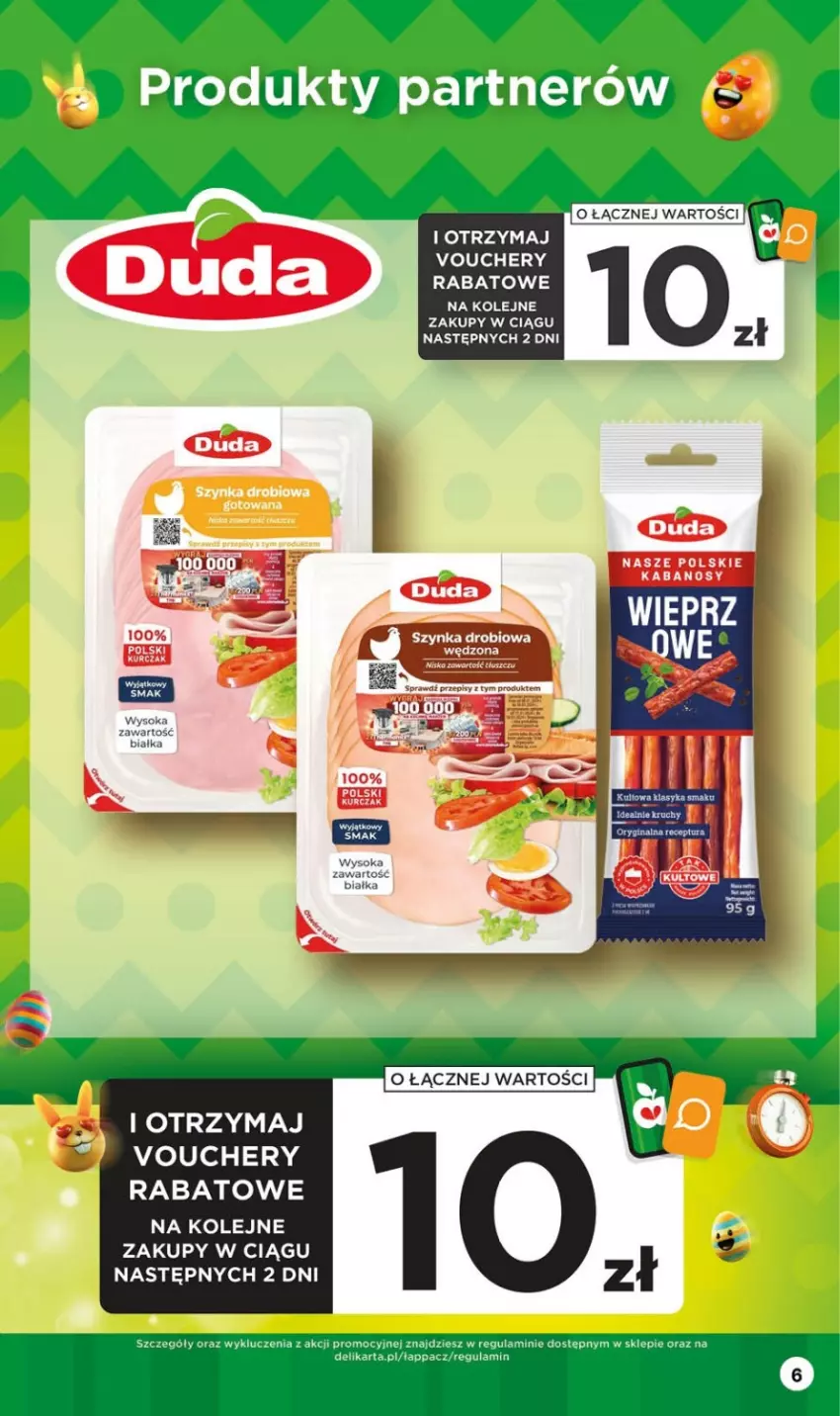 Gazetka promocyjna Delikatesy Centrum - NOWA GAZETKA Delikatesy Centrum od 4 marca! 4-10.03.2024 - ważna 04.03 do 10.03.2024 - strona 6 - produkty: Kabanos, Kurczak, Olej, Sok, Szynka