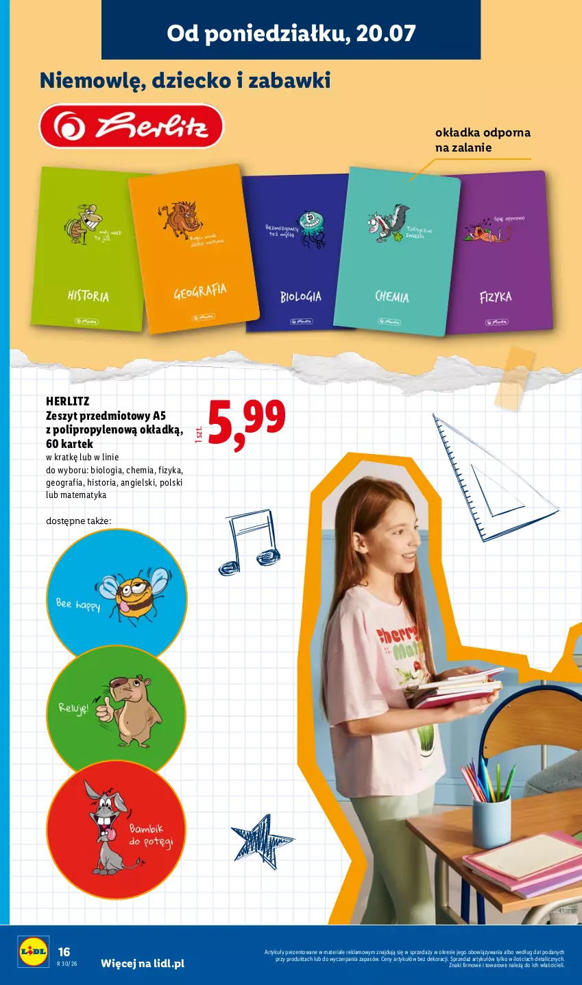 Gazetka promocyjna Lidl - Katalog ważny od 20.07 - ważna 20.07 do 25.07.2026 - strona 16 - produkty: Gra, Por