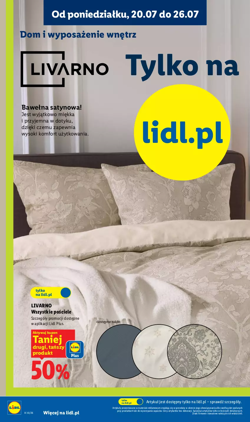 Gazetka promocyjna Lidl - Katalog ważny od 20.07 - ważna 20.07 do 25.07.2026 - strona 28 - produkty: Ivar, Pościel, Sok, Wełna