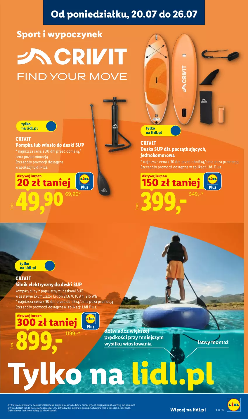 Gazetka promocyjna Lidl - Katalog ważny od 20.07 - ważna 20.07 do 25.07.2026 - strona 31 - produkty: Akumulator, Pompka, Por, Sport