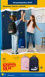 Gazetka promocyjna Lidl - Katalog ważny od 20.07 - Gazetka - ważna od 25.07 do 25.07.2026 - strona 20 - produkty: Puma, Gra, Plecak, Grafika