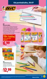 Gazetka promocyjna Lidl - Katalog ważny od 20.07 - Gazetka - ważna od 25.07 do 25.07.2026 - strona 21 - produkty: Gra, BIC, Długopis, Flamastry, Grafika