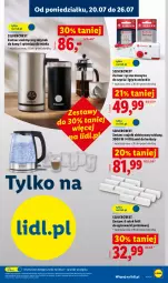 Gazetka promocyjna Lidl - Katalog ważny od 20.07 - Gazetka - ważna od 25.07 do 25.07.2026 - strona 27 - produkty: Silvercrest, Młynek do kawy, Czajnik elektryczny, Czajnik, Młynek, Szyna