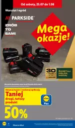 Gazetka promocyjna Lidl - Katalog ważny od 20.07 - Gazetka - ważna od 25.07 do 25.07.2026 - strona 4 - produkty: Parkside, Ogród, Akumulator