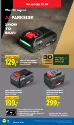 Gazetka promocyjna Lidl - Katalog ważny od 20.07 - Gazetka - ważna od 25.07 do 25.07.2026 - strona 46 - produkty: Parkside, Ogród, Akumulator
