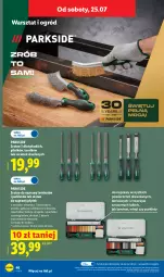 Gazetka promocyjna Lidl - Katalog ważny od 20.07 - Gazetka - ważna od 25.07 do 25.07.2026 - strona 54 - produkty: Parkside, Pilnik, Paleta, Ogród