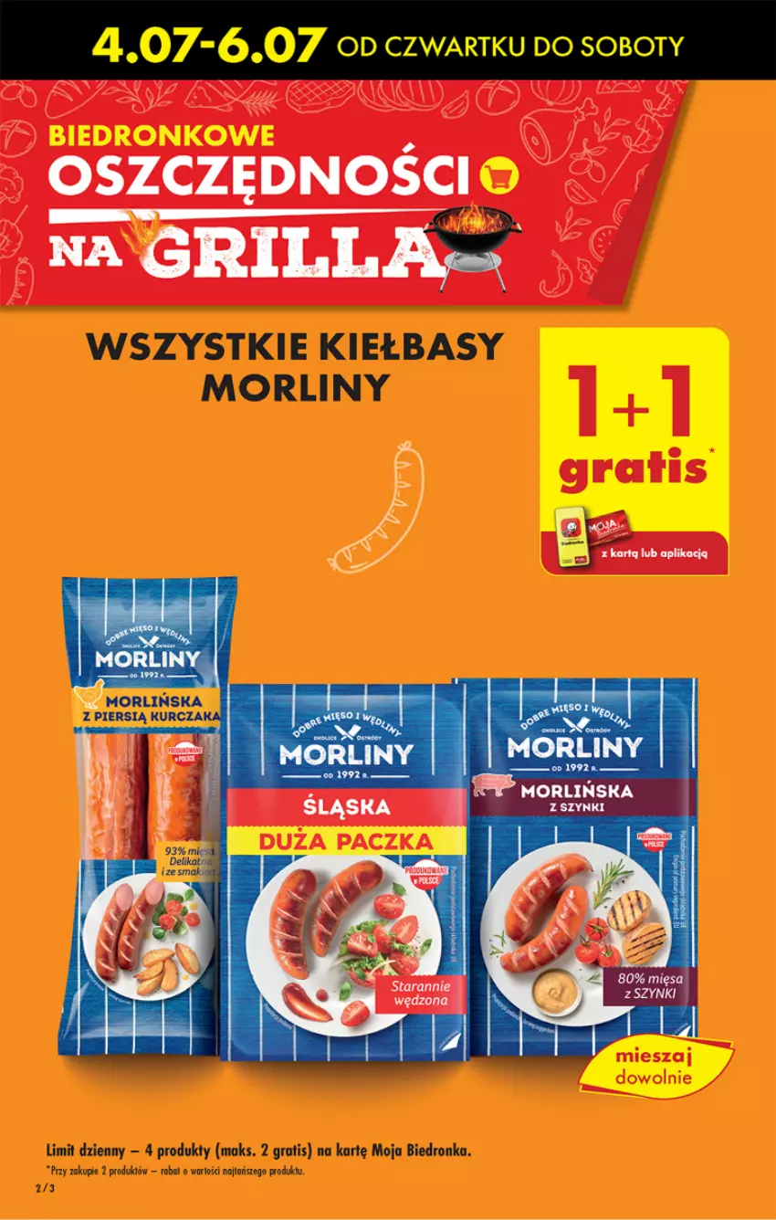 Gazetka promocyjna Biedronka - Od czwartku - ważna 04.07 do 10.07.2024 - strona 2 - produkty: Dron, Gra, Grill, Morliny