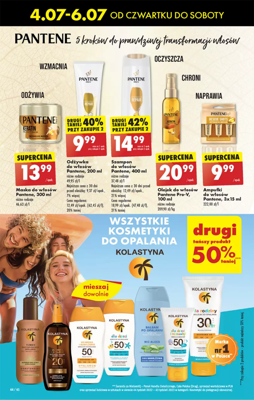 Gazetka promocyjna Biedronka - Od czwartku - ważna 04.07 do 10.07.2024 - strona 48 - produkty: Dzieci, Maska, Olej, Pantene, Szampon