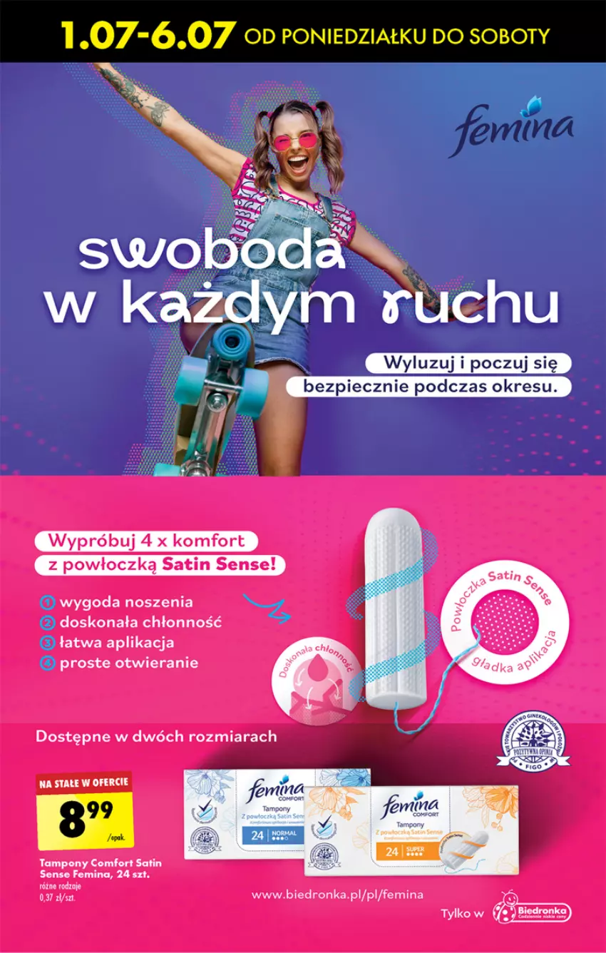 Gazetka promocyjna Biedronka - Od czwartku - ważna 04.07 do 10.07.2024 - strona 53 - produkty: Dron, Sati, Tampony, Tera