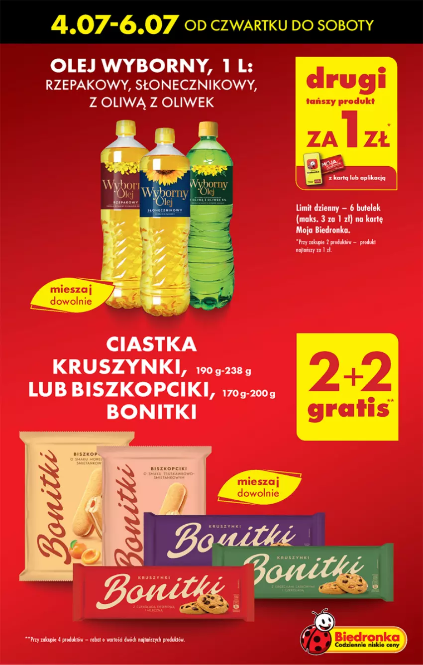 Gazetka promocyjna Biedronka - Od czwartku - ważna 04.07 do 10.07.2024 - strona 9 - produkty: Bonitki, Ciastka, Dron, Olej, Wiko