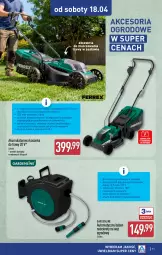 Gazetka promocyjna Aldi - Artykuły przemysłowe i tekstylia - Gazetka - ważna od 18.04 do 18.04.2026 - strona 11 - produkty: Piec, Top, Sok, Kosz, Dźwig, Kosiarka, Akumulator