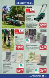Gazetka promocyjna Aldi - Artykuły przemysłowe i tekstylia - Gazetka - ważna od 18.04 do 18.04.2026 - strona 13 - produkty: Krzesło ogrodowe, Piec, Teleskop, Top, Sok, Kosz, Krzesło, Poduszka, Kasza, Dźwig, Kosiarka, Akumulator