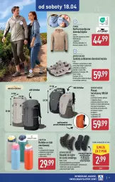 Gazetka promocyjna Aldi - Artykuły przemysłowe i tekstylia - Gazetka - ważna od 18.04 do 18.04.2026 - strona 9 - produkty: Kurtka, Sandał, Plecak, Kurtka turystyczna, Pokrowiec, Fa