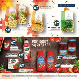 Gazetka promocyjna Stokrotka - Jesienne Inspiracje - Gazetka - ważna od 29.10 do 29.10.2024 - strona 8 - produkty: Ketchup, Koncentrat pomidorowy, Makaron, Warzywa, Tagliatelle, Wstążka, Owoce, Mięso, Szpinak