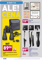 Gazetka promocyjna Aldi - ALE! CENA w ALDI - Gazetka - ważna od 20.02 do 20.02.2021 - strona 28 - produkty: Top, Mus, Remington, Lokówka, 5 Sekund, Obraz, Lornetka, Obiektyw