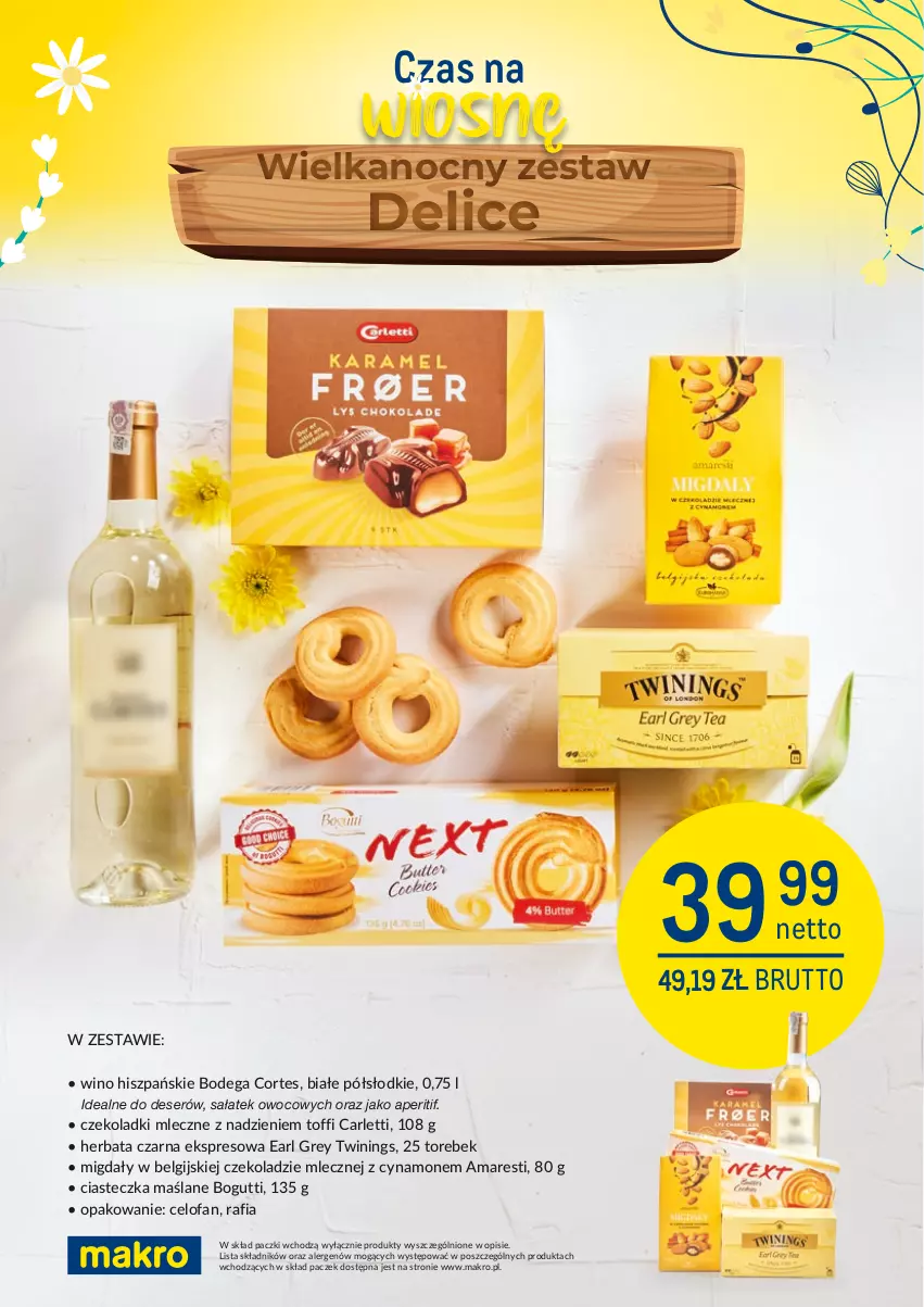 Gazetka promocyjna Makro - [Oferta Specjalna] - Wielkanocne zestawy upominkowe - ważna 08.03 do 16.04.2022 - strona 2 - produkty: Dega, Deser, Earl Grey, Fa, Herbata, Herbata czarna, LG, Migdały, Sałat, Ser, Wino