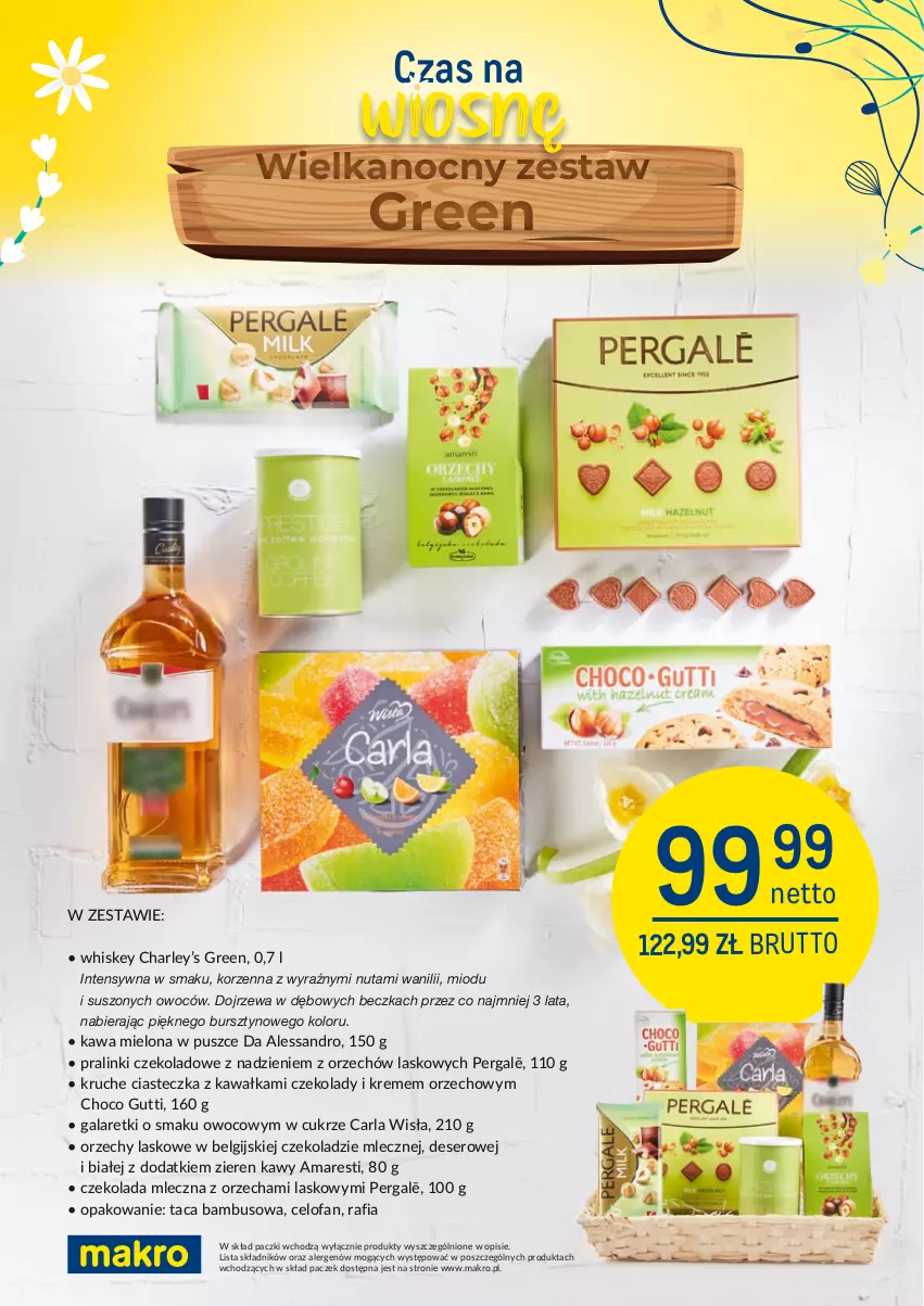 Gazetka promocyjna Makro - [Oferta Specjalna] - Wielkanocne zestawy upominkowe - ważna 08.03 do 16.04.2022 - strona 8 - produkty: Bursztyn, Czekolada, Czekolada mleczna, Deser, Fa, Gala, Galaretki, Kawa, Kawa mielona, LG, Ser, Taca, Whiskey