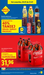Gazetka promocyjna Lidl - GAZETKA - Gazetka - ważna od 31.01 do 31.01.2026 - strona 15 - produkty: Coca-Cola, Napoje