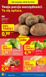Gazetka promocyjna Lidl - GAZETKA - Gazetka - ważna od 31.01 do 31.01.2026 - strona 24 - produkty: Ser, Por, Ziemniaki, Sałat, Gruszki, Deser, Boczniak