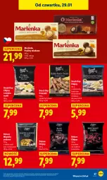 Gazetka promocyjna Lidl - GAZETKA - Gazetka - ważna od 31.01 do 31.01.2026 - strona 47 - produkty: Ser, Mus, Migdały, Praliny, Chipsy, Pieprz