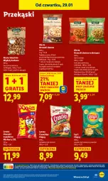 Gazetka promocyjna Lidl - GAZETKA - Gazetka - ważna od 31.01 do 31.01.2026 - strona 49 - produkty: Migdały łuskane, Gra, Orzeszki, Migdały, Chipsy, Crunchips, Lorenz, Orzeszki ziemne, Lay’s