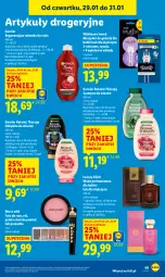 Gazetka promocyjna Lidl - GAZETKA - Gazetka - ważna od 31.01 do 31.01.2026 - strona 59 - produkty: Woda perfumowana, Mleczko do ciała, Perfum, Wilkinson Sword, Tusz, Mleczko, Szampon, Paleta, Garnier, Odżywka, Woda