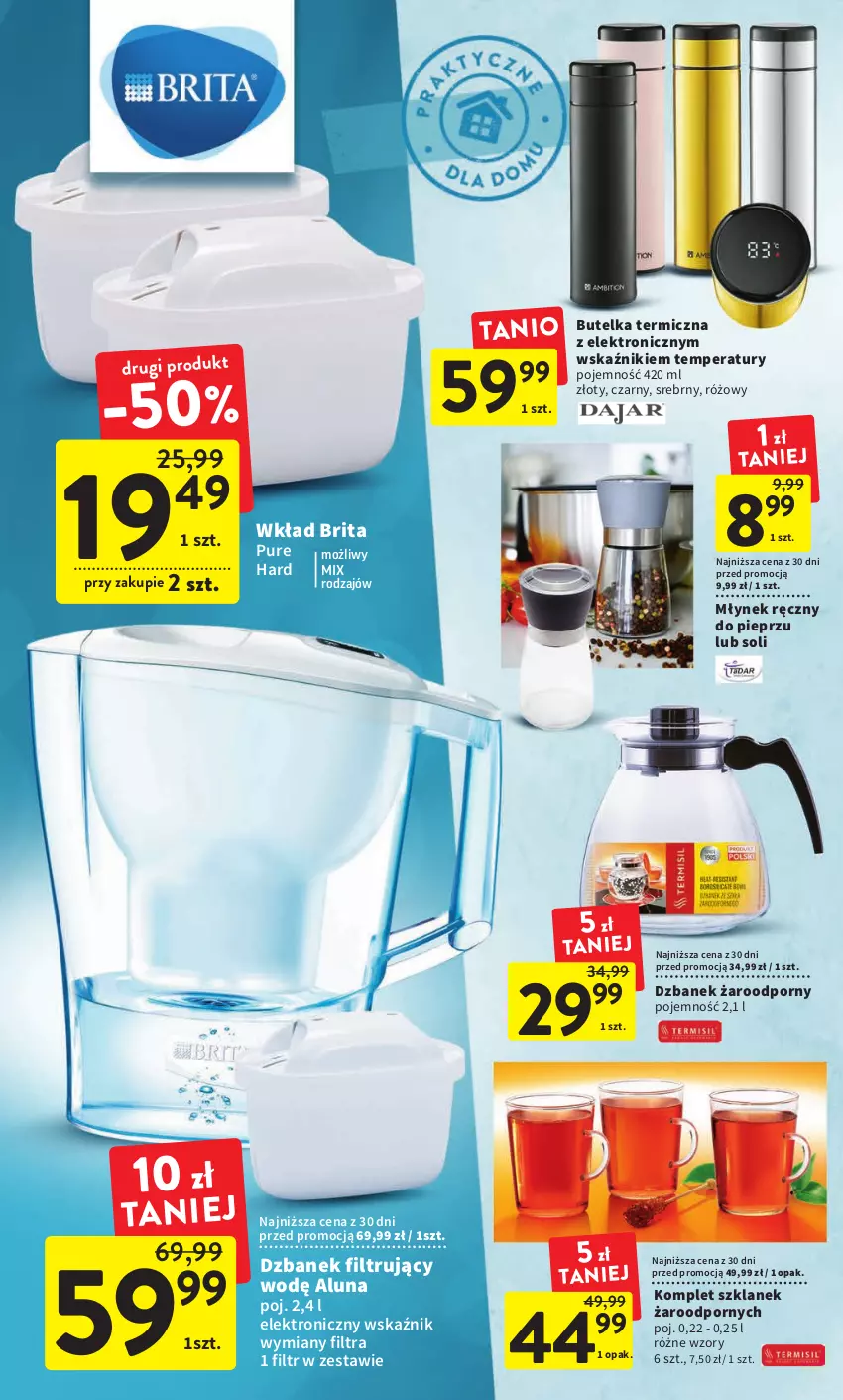 Gazetka promocyjna Intermarche - Gazetka Intermarche - ważna 16.02 do 22.02.2023 - strona 36 - produkty: Brit, Brita, Dzbanek, Dzbanek filtrujący, Młynek, Pieprz, Por, Pur