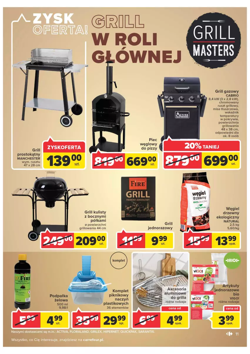 Gazetka promocyjna Carrefour - Gazetka Carrefour - ważna 14.06 do 26.06.2022 - strona 11 - produkty: Grill, Grill gazowy, Piec, Półka