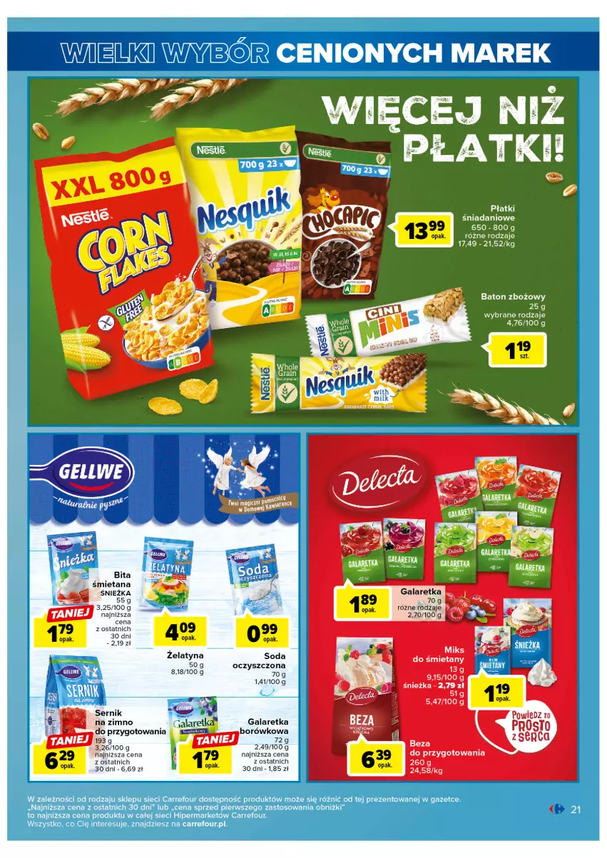 Gazetka promocyjna Carrefour - Gazetka Wielki wybór cenionych marek - ważna 11.04 do 22.04.2023 - strona 21 - produkty: Danio, Fa, Gala, Galaretka, Ser