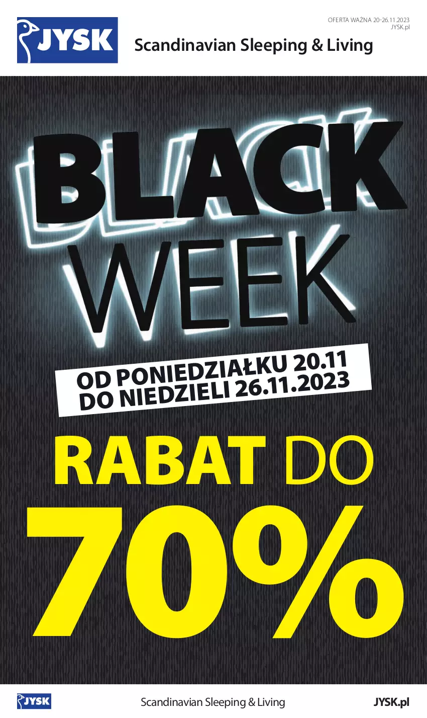 Gazetka promocyjna Jysk - Gazetka Black Week - ważna 20.11 do 26.11.2023 - strona 2