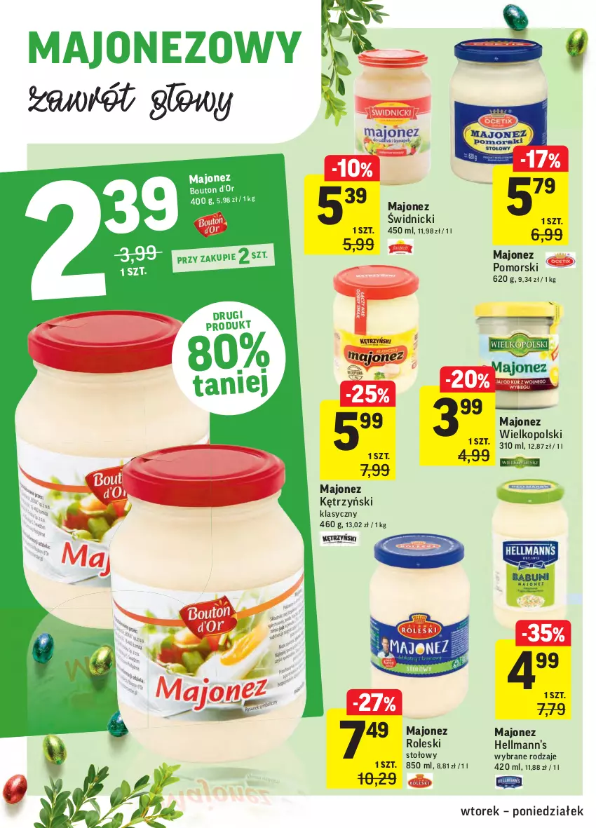 Gazetka promocyjna Intermarche - Wielkanoc I - ważna 16.03 do 22.03.2021 - strona 30 - produkty: Hellmann’s, Majonez