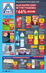 Gazetka promocyjna Aldi - Pełna oferta - Gazetka - ważna od 13.09 do 13.09.2025 - strona 1 - produkty: Kurczak, Kujawski, Ser, Por, Gra, Papier, Kawa ziarnista, Królewski, Jaja, Mięsne specjały, Kawa, Papier toaletowy, LANA, Olej rzepakowy, Woda niegazowana, Woda, Olej, Pomidory, Segafredo, Fa