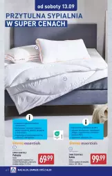 Gazetka promocyjna Aldi - Pełna oferta - Gazetka - ważna od 13.09 do 13.09.2025 - strona 42 - produkty: Sypialnia, Sok, Kołdra, Poduszka, LG