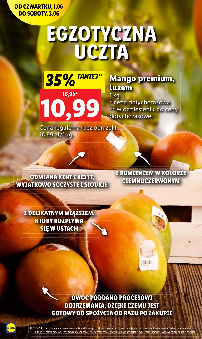 Gazetka promocyjna Lidl - GAZETKA - ważna 01.06 do 03.06.2023 - strona 12 - produkty: Mango, Rum