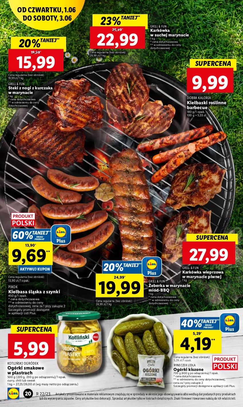 Gazetka promocyjna Lidl - GAZETKA - ważna 01.06 do 03.06.2023 - strona 26 - produkty: Grill, Karkówka wieprzowa, Miód, PIKOK