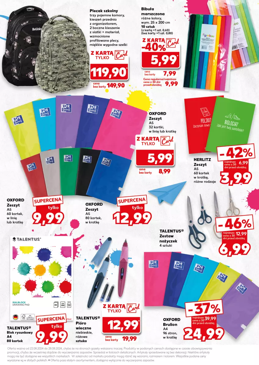 Gazetka promocyjna Kaufland - Kaufland - ważna 22.08 do 28.08.2024 - strona 3 - produkty: Lion, Mars, Noż, Plecak