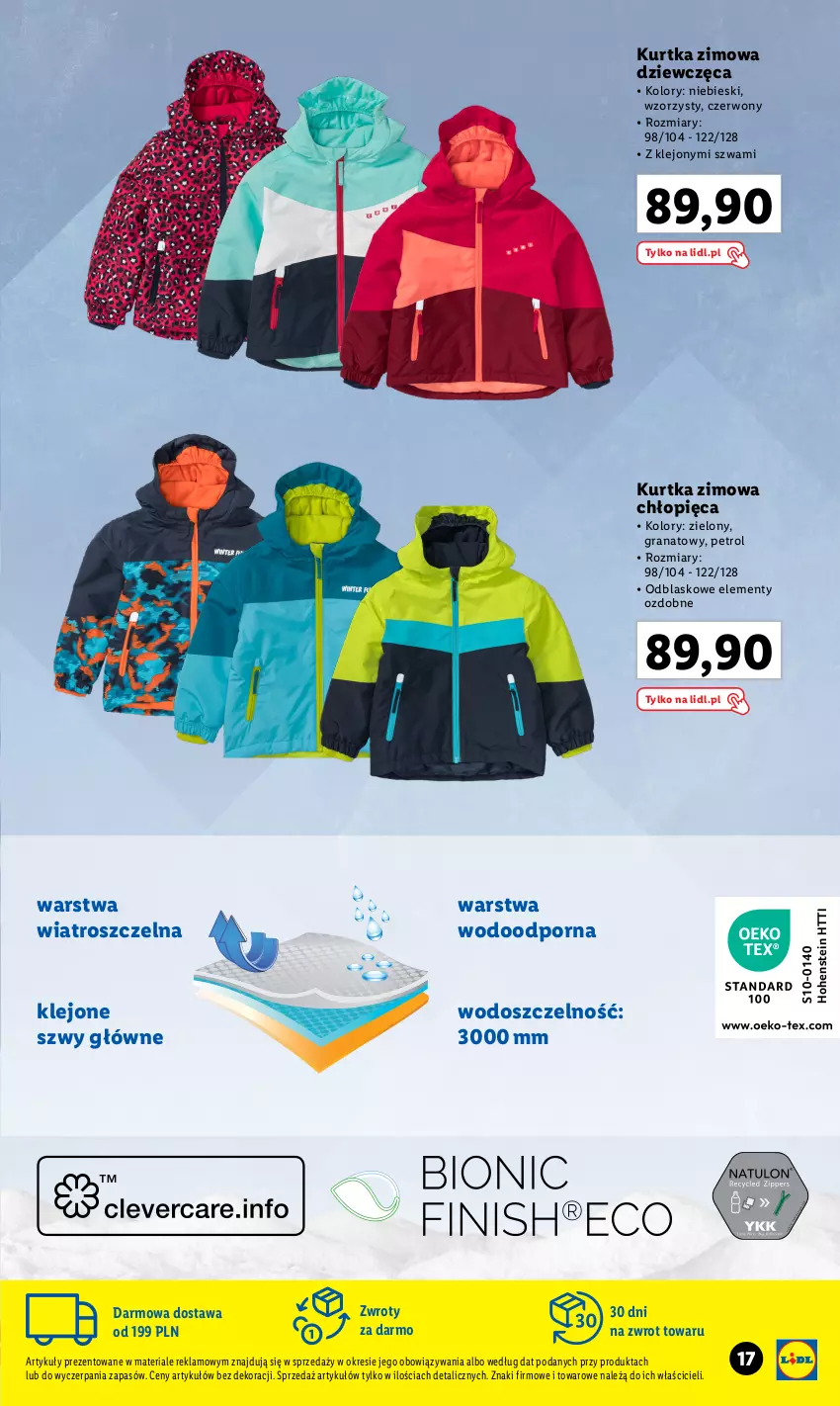 Gazetka promocyjna Lidl - KATALOG MODA SKI - ważna 01.11 do 31.12.2023 - strona 17 - produkty: Gra, Granat, Klej, Kurtka, Por