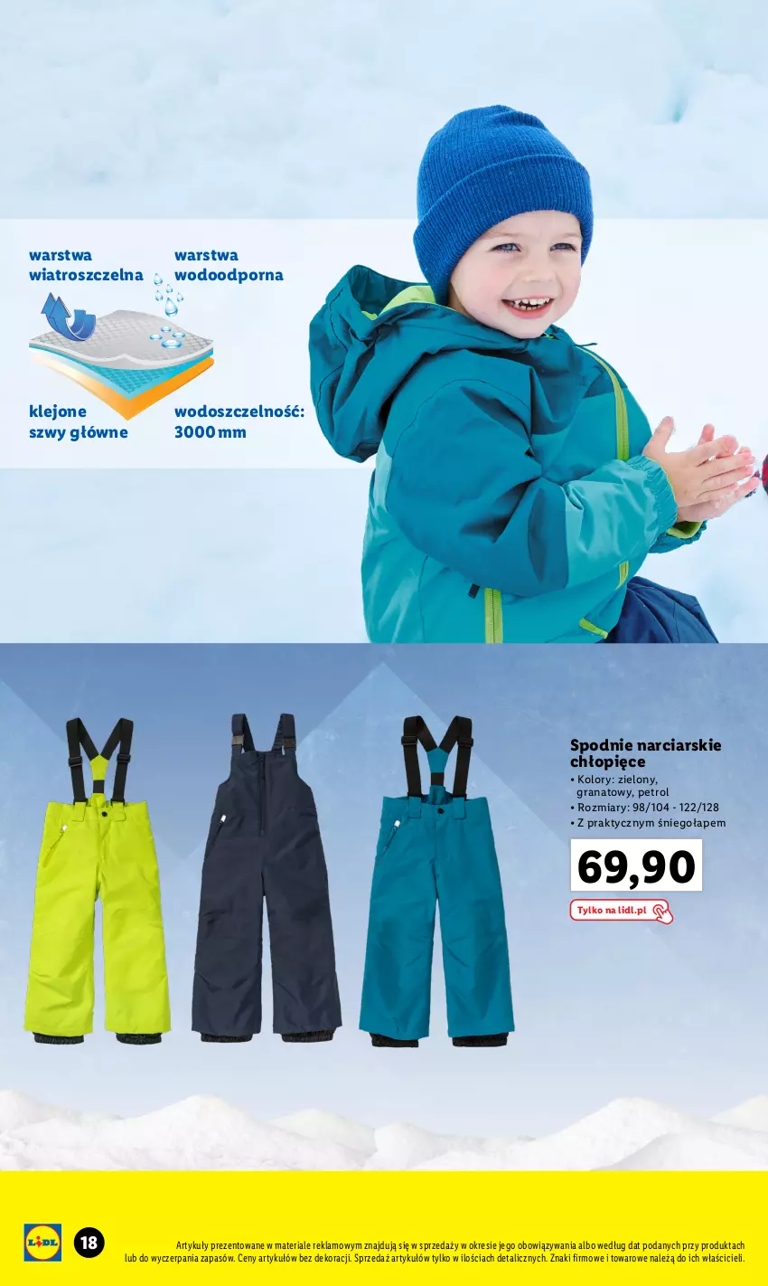 Gazetka promocyjna Lidl - KATALOG MODA SKI - ważna 01.11 do 31.12.2023 - strona 18 - produkty: Gra, Granat, Klej, Moda, Por, Spodnie