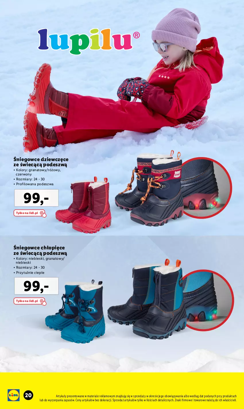 Gazetka promocyjna Lidl - KATALOG MODA SKI - ważna 01.11 do 31.12.2023 - strona 20 - produkty: Dzieci, Gra, Granat, LANA