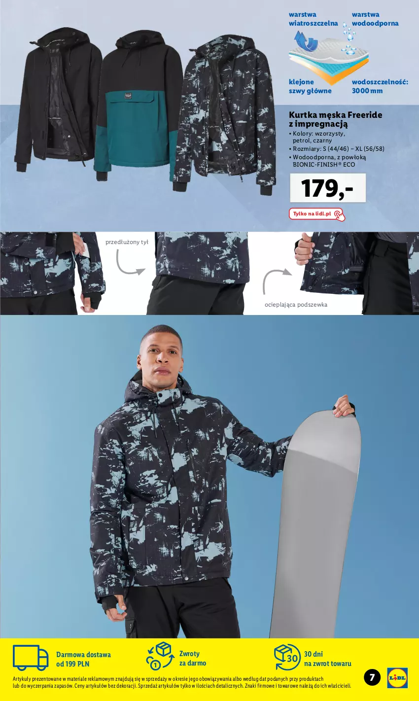 Gazetka promocyjna Lidl - KATALOG MODA SKI - ważna 01.11 do 31.12.2023 - strona 7 - produkty: Finish, Klej, Kurtka, Por